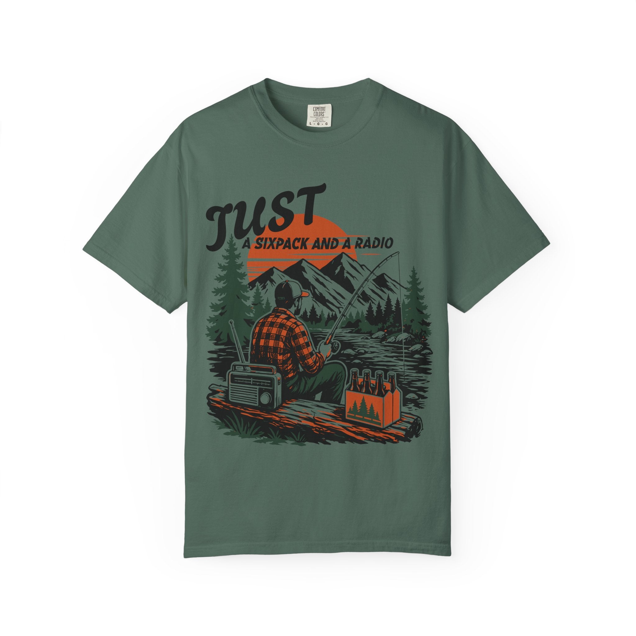Just A Sixpack And A Radio T-shirt