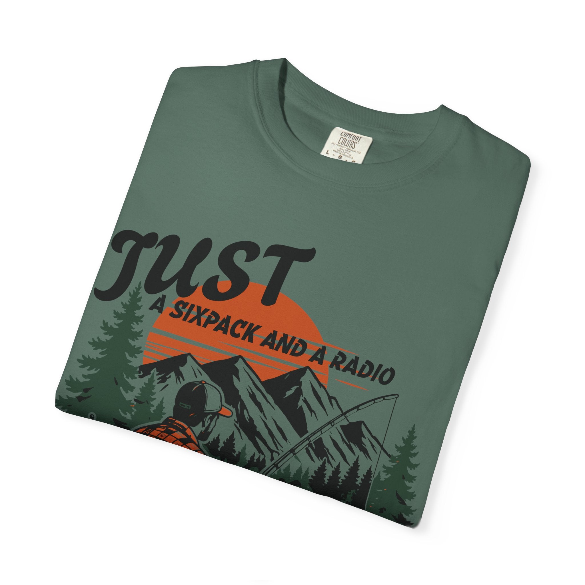 Just A Sixpack And A Radio T-shirt