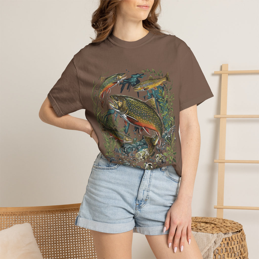 Brook Trout Drawing T-shirt