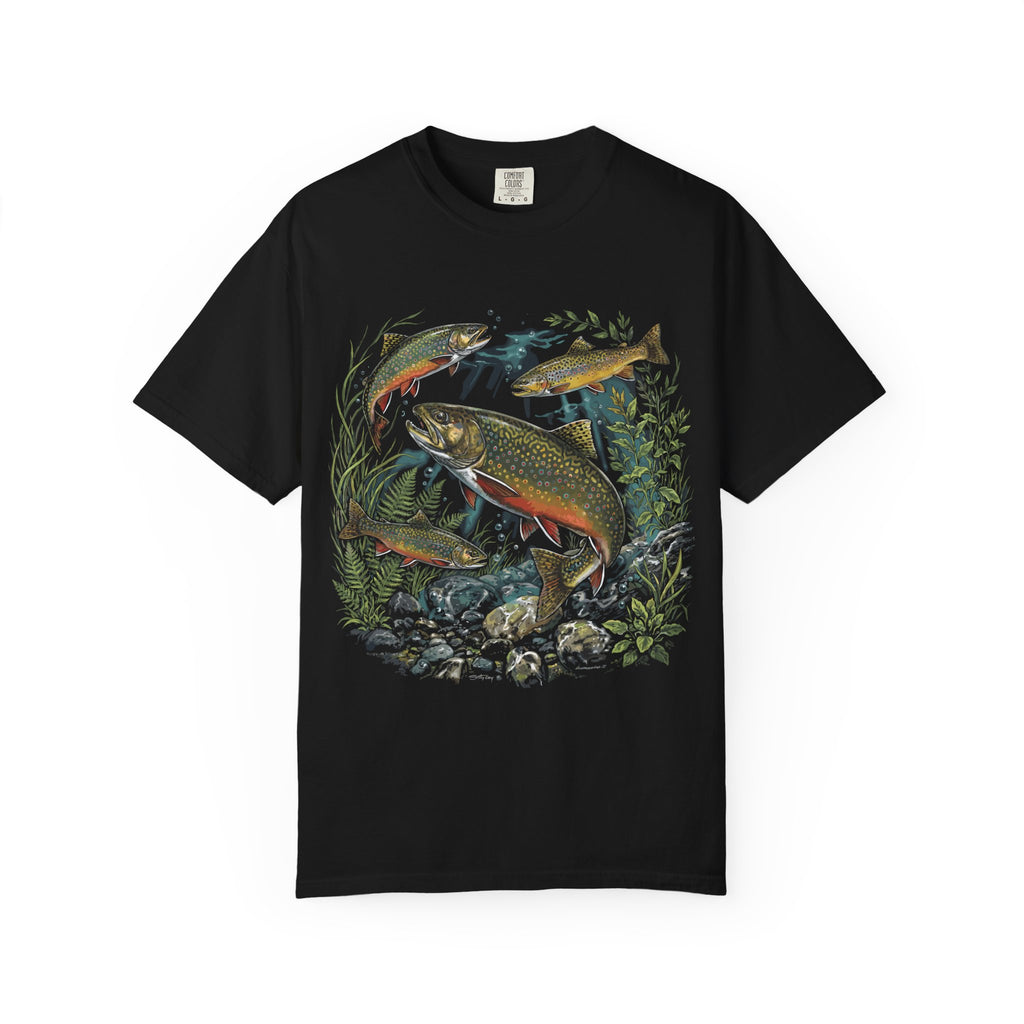 Brook Trout Drawing T-shirt