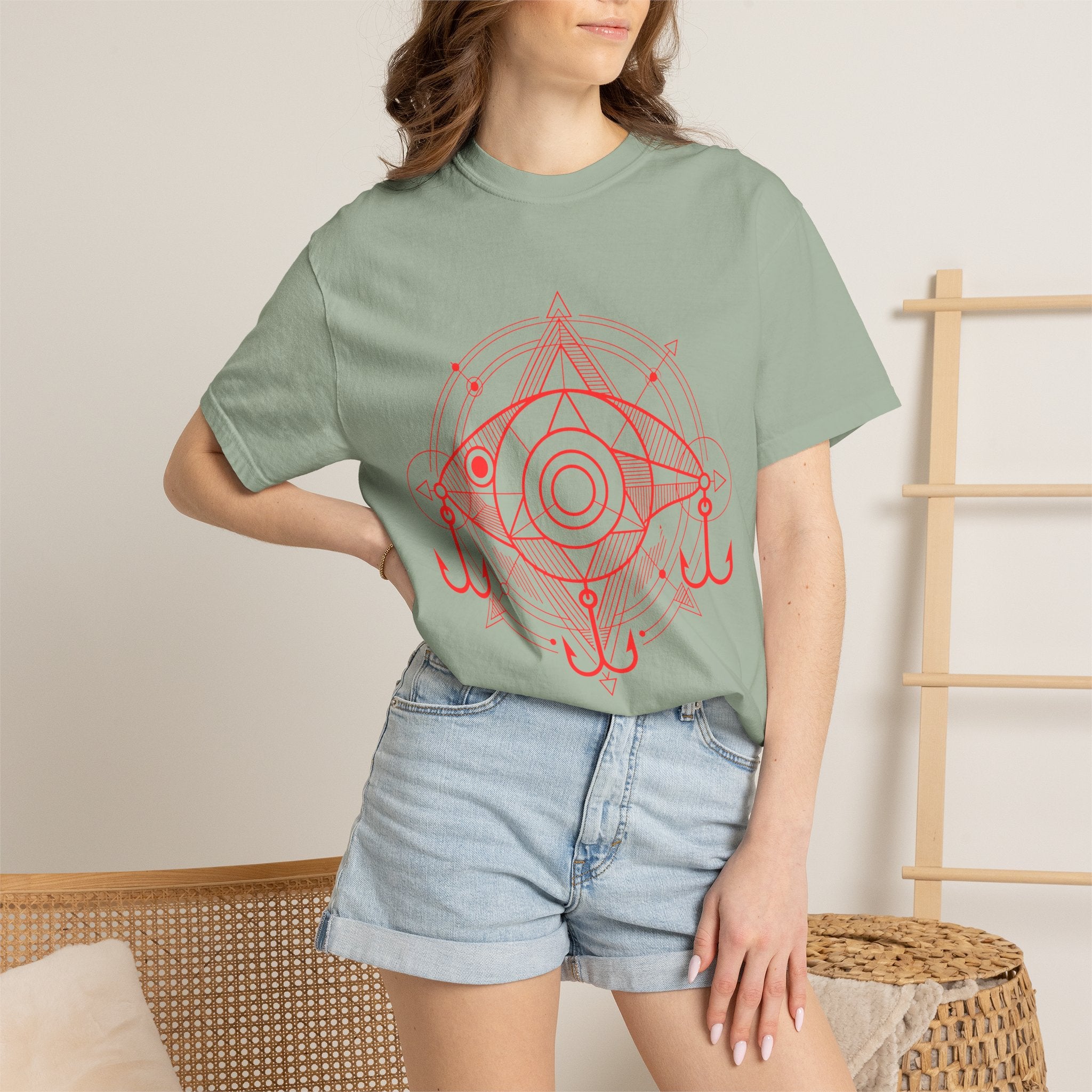 Fishing Mandala T-shirt