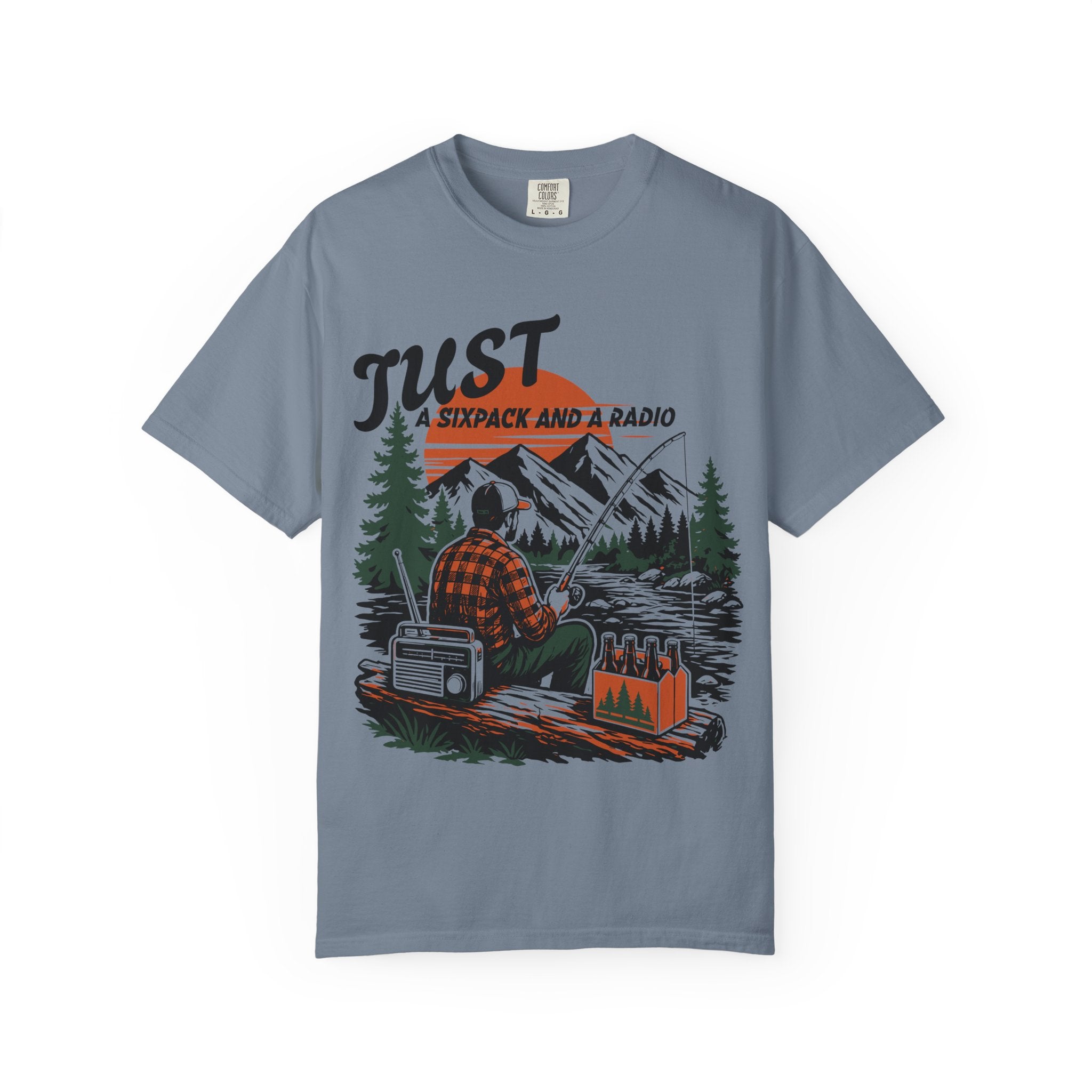 Just A Sixpack And A Radio T-shirt