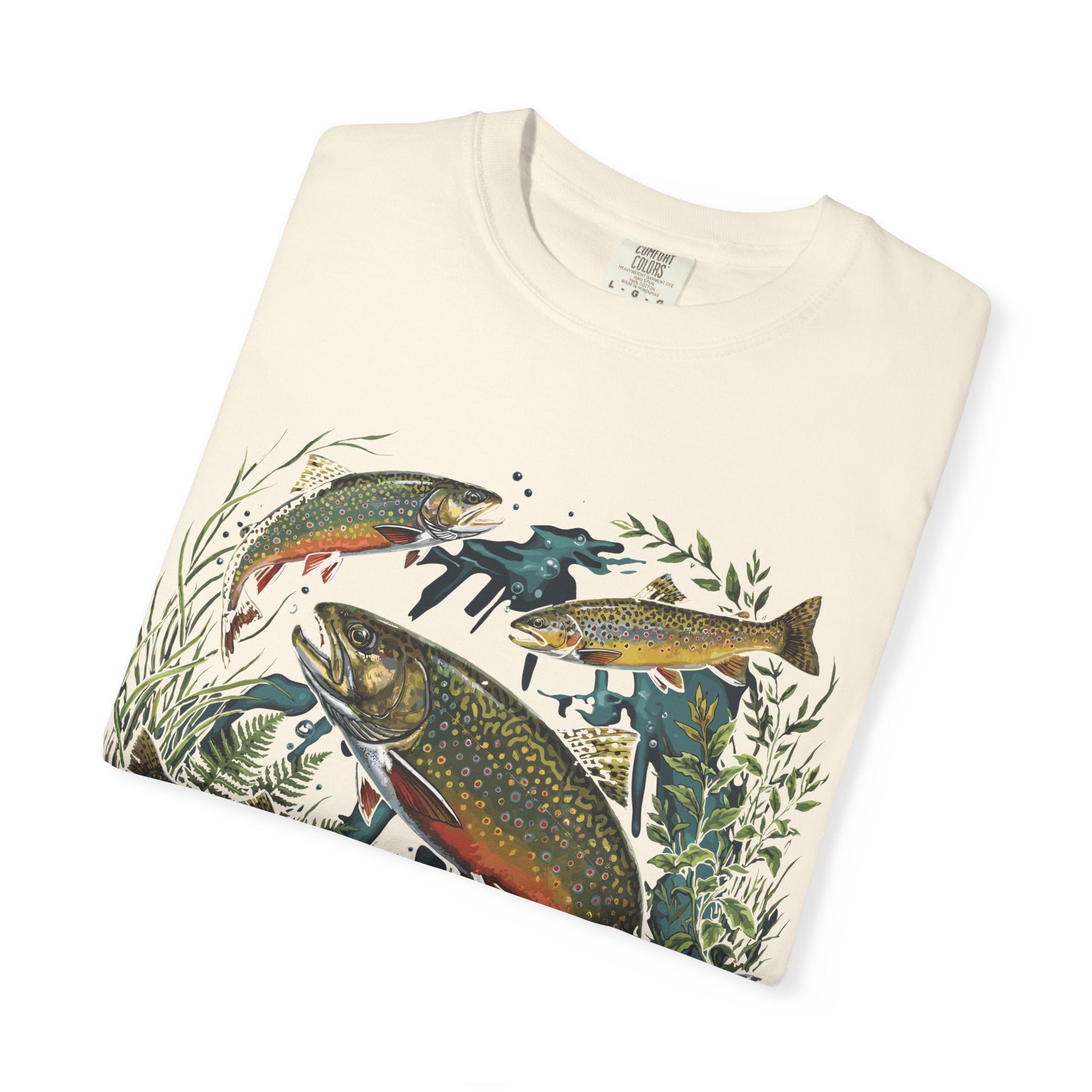Brook Trout Drawing T-shirt