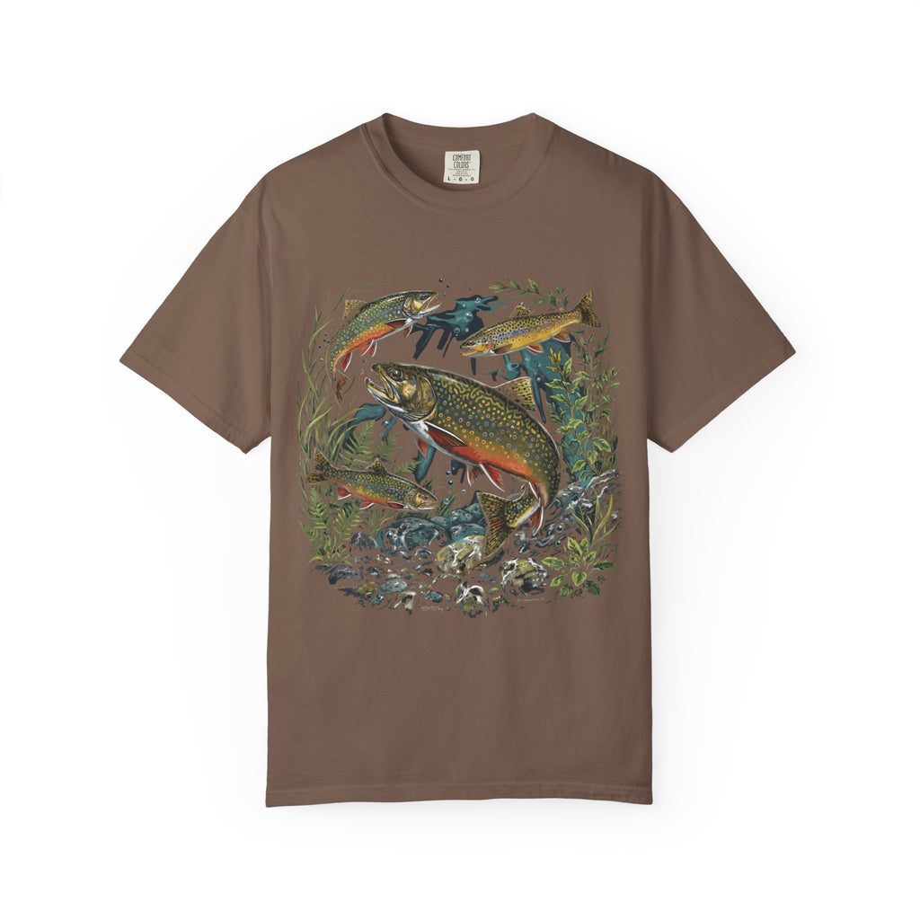 Brook Trout Drawing T-shirt