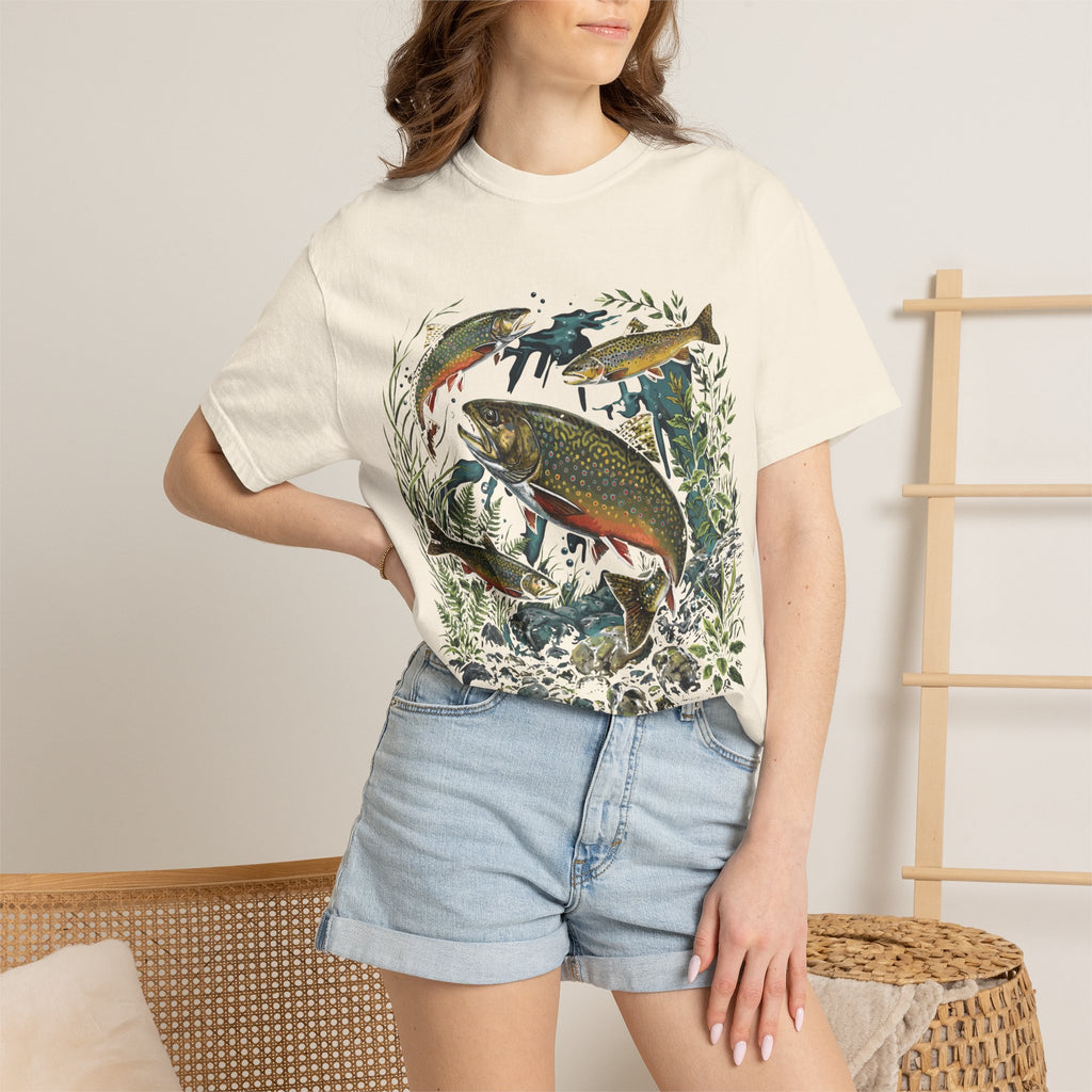 Brook Trout Drawing T-shirt
