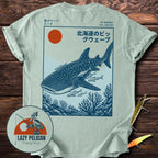 Whale Shark Encounter Back Print T-Shirt