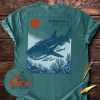 Whale Shark Encounter Back Print T-Shirt