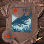 Whale Shark Encounter Back Print T-Shirt